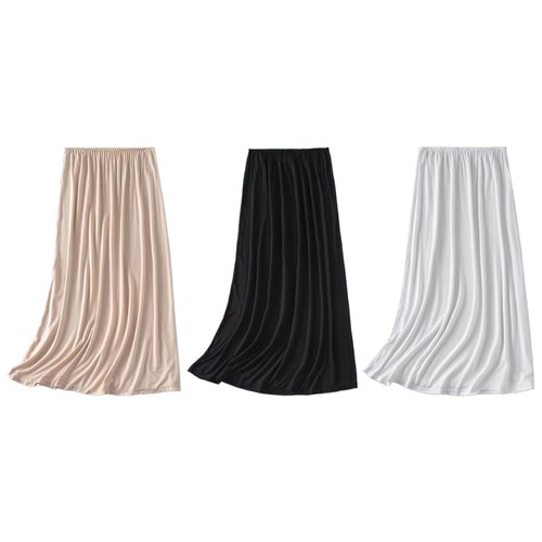 Elastic waist half slips - waist,
