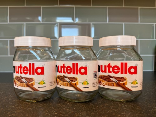 600ml nutella glass - nutella,