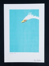 JEAN JULLIEN - Cédric - risograph print signed numbered /180 - MIMA 2024