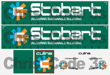 Code 3 Adhesive Vinyl Trailer Decal - Stobart Culina - 1/50 1/76 1/148 1/87 1/64