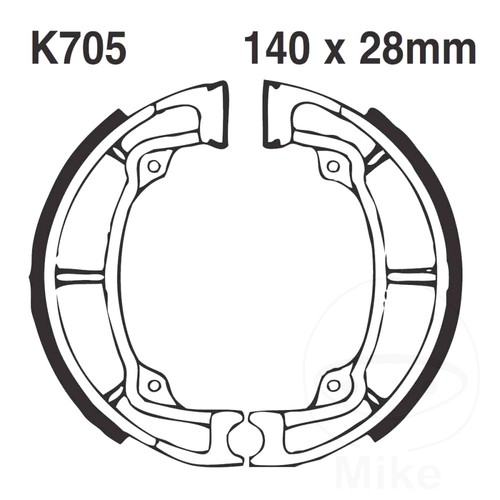 Ebc brake shoes inc - brake,