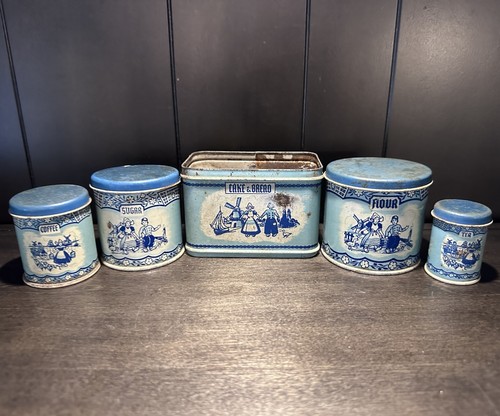 1940s set wolverine tin - set,