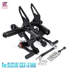For Suzuki GSXS1000 2015-2021 2022 23 CNC Rearsets Rear Set Footpegs Foot Pedals