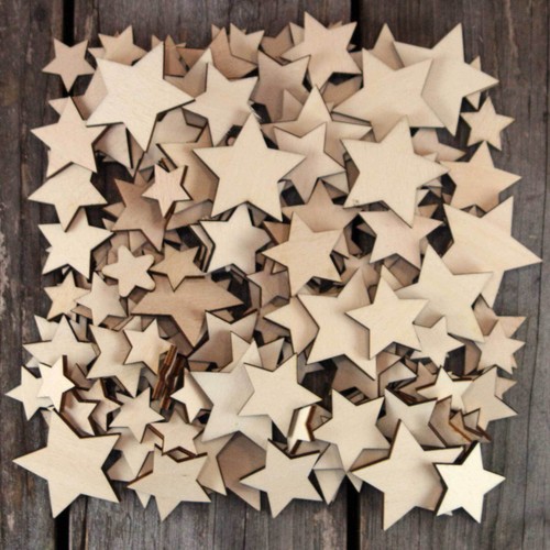 Over 100 small - plain, wooden