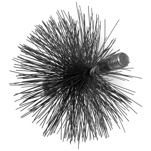Chimney brush head stiff - stiff, metal