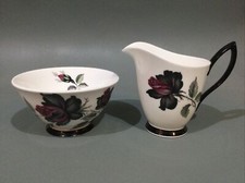 Royal Albert “ Masquerade “ Cream Jug & Sugar Bowl
