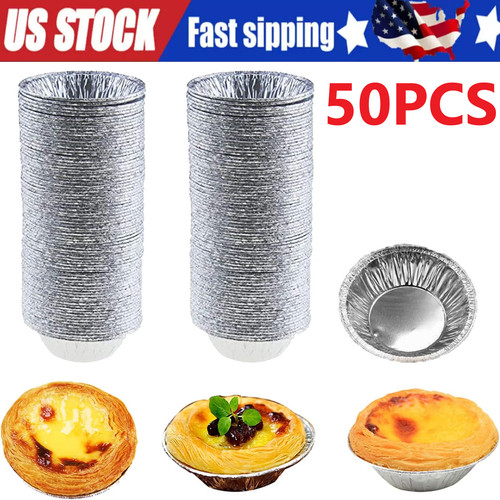 50pcs mini round egg - 50pcs, tart