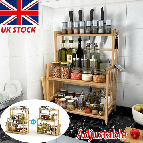 Tier wooden spice - tier, rack
