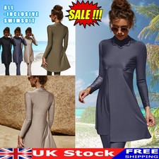 Modest Burkini Muslim Womens Full Cover Swimwear Islamic Swimsuit Bathing Suit