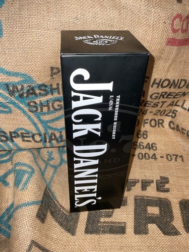 Empty jack daniels one litre - jack,
