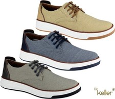 Mens Dr Keller Memory Foam Lightweight Comfort Casual Walking Lace Up Flat Shoes