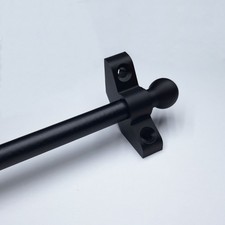 1x Black Stair Rod - Round
