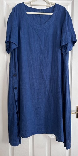 Grizas blue linen - blue,