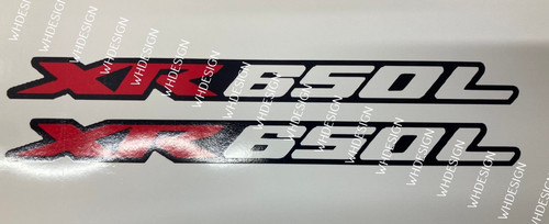 Xr650l swing arm decals - xr650l,