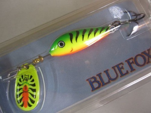 Blue fox vibrax minnow - blue, 4g
