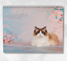 Ragdoll Cat Calendar 2026: Monthly Wall Calendar with Notes, opens to A3 Size