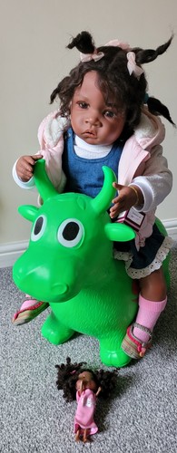 Large ethnic toddler doll - ethnic, 24"