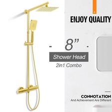 Brushed Gold Square Exposed