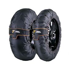 Thermal Technology PERFORMANCE Tyre Warmers - BLACK-L - Front 120 | Rear 180