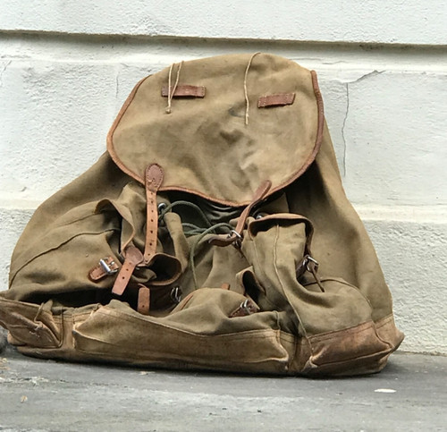 Vintage canvas leather - vintage,