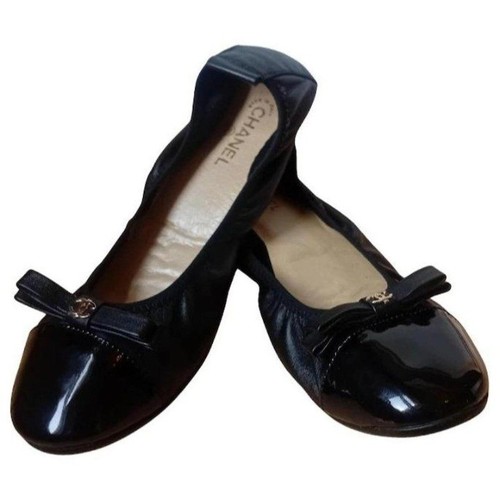 Authentic chanel black leather - authentic,