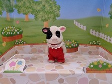 Sylvanian Families Friesian Baby Standing Cow Figure