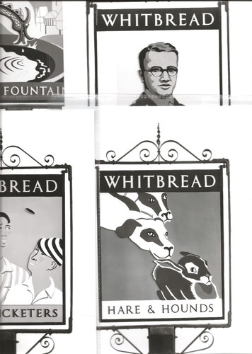 Whitbread inn signs black - whitbread, x