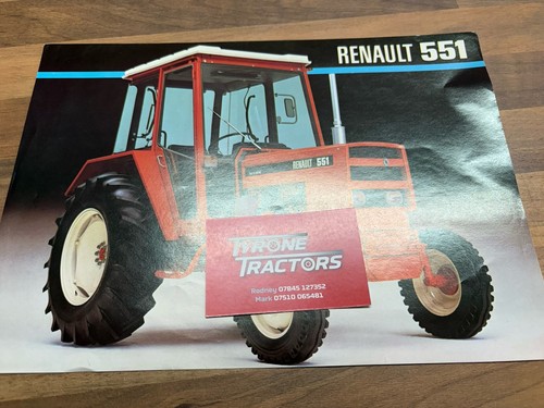 Renault 551 tractor sales - renault,