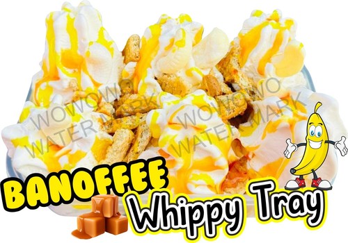 Ice cream van sticker banoffee - ice,