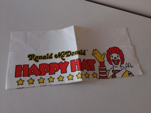 Ronald mcdonald vintage paper - ronald,