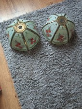 Red Tulip Glass Lamp/Light