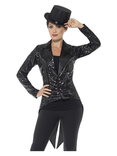 Sequin tailcoat jacket - sequin,