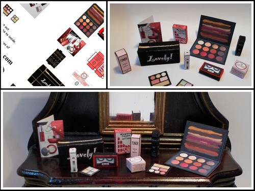 Dolls house cosmetic - cosmetic, make