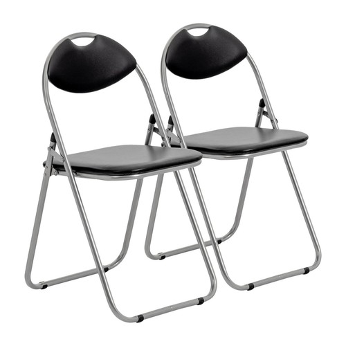 Folding chairs padded faux - padded,