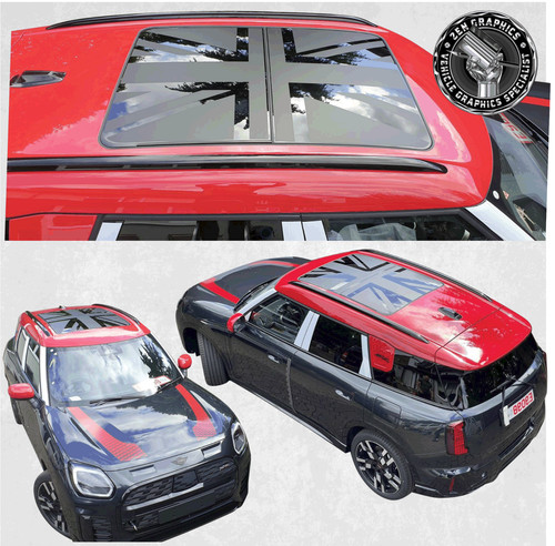 Panoramic roof decals for mini - decals,