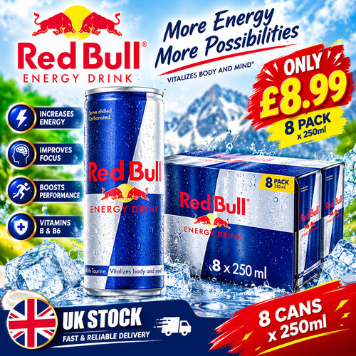 Red bull energy - red, 250ml