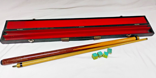 Vintage pool snooker cue - vintage,