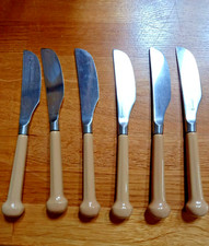 DENBY REGENCY SEVILLE TAN CUTLERY - AVAILABLE INDIVIDUALLY - Fab Used Condition