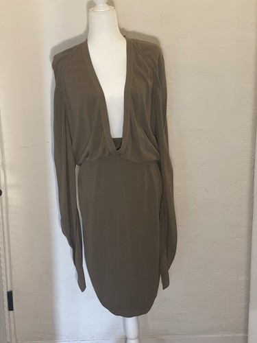 Azzedine alaia khaki knit - azzedine,