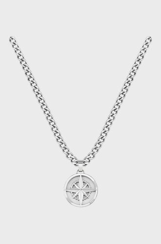Boss men silver necklace - boss,