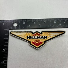 VINTAGE c 1970s or 80s BRITISH HILLMAN AUTOMOTIVE Car Auto Patch 00.Q