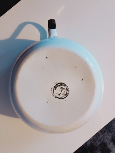 Vintage enamel chamber - chamber, pot