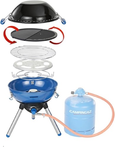 Portable camping gas bbq - gas,