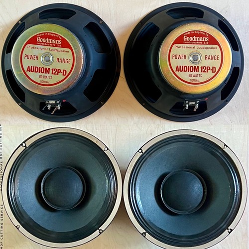 Vintage pair 1974 goodmans - pair,