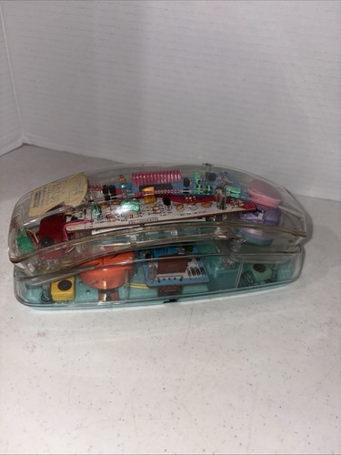 80s retro telephone clear neon - 80s,