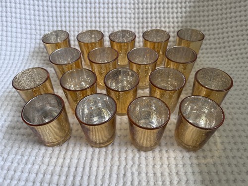 Set mercury glass tea - set, of