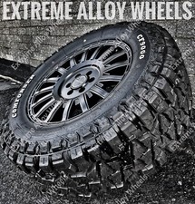 17" Black Cruize Colt Alloy Wheels For Nissan Navara NP300 + All Terrain Tyres