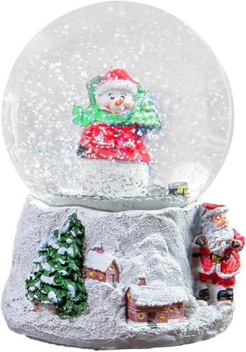 Musical snowman snow globe - musical,