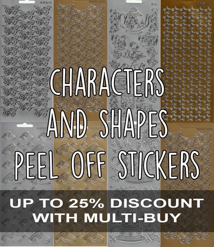 Character shapes peel - &,