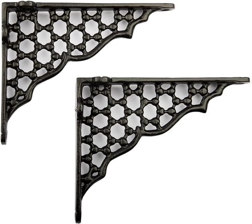 Antique black shelf - 7'',